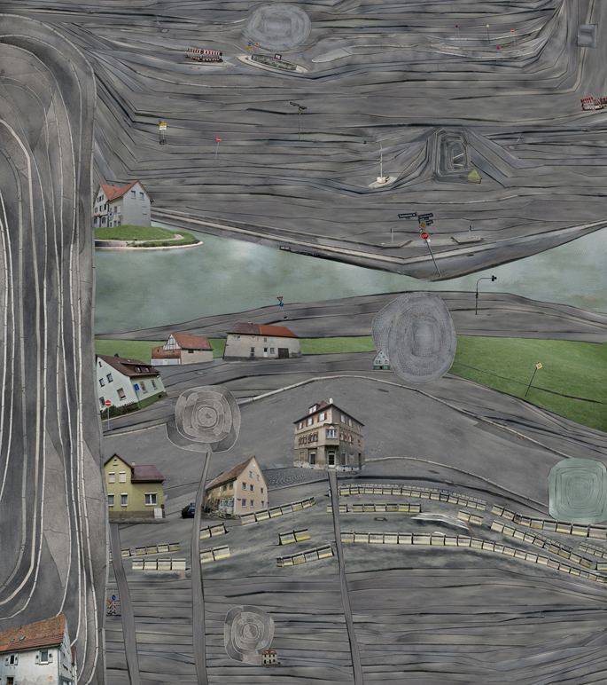 the path of error#2, 2008, 포토 콜라주_피그먼트 프린트, 200cm x 177cm