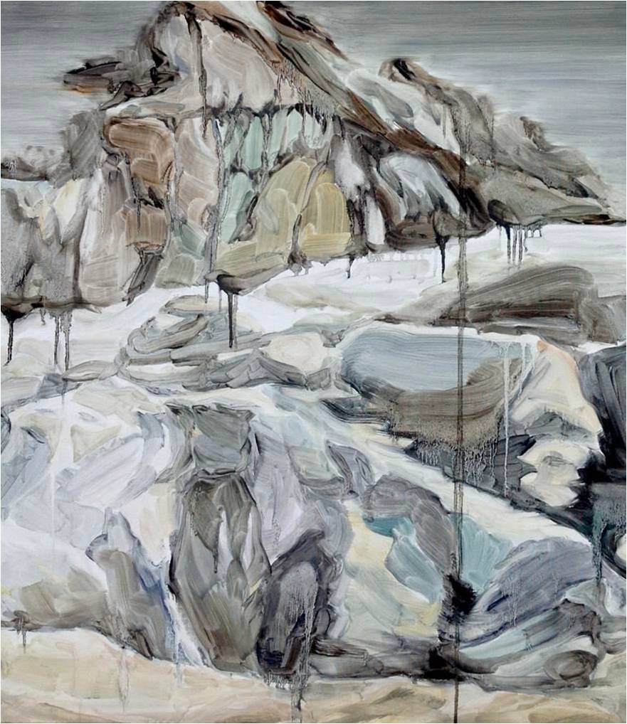 바위산_Rock-Mountain-70x80cm-oil-on-canvas-2015